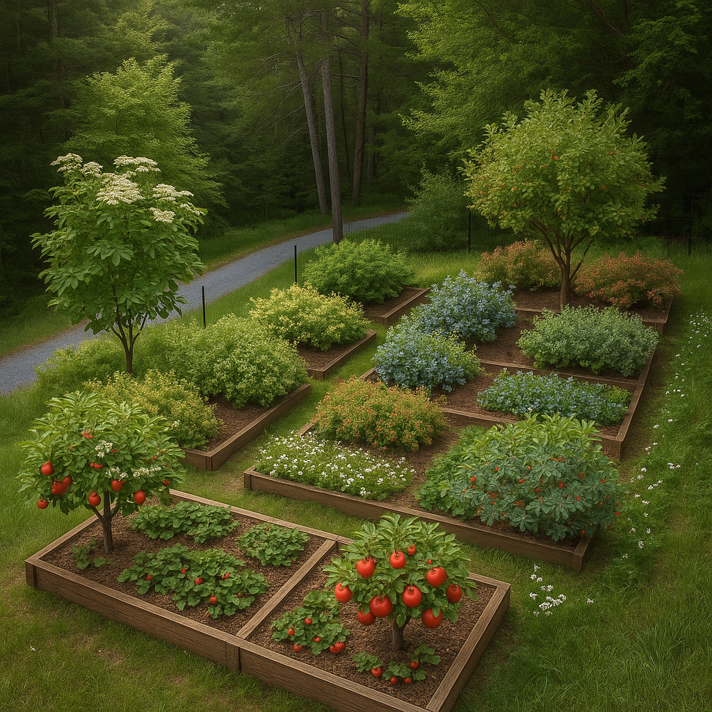 After garden transformation